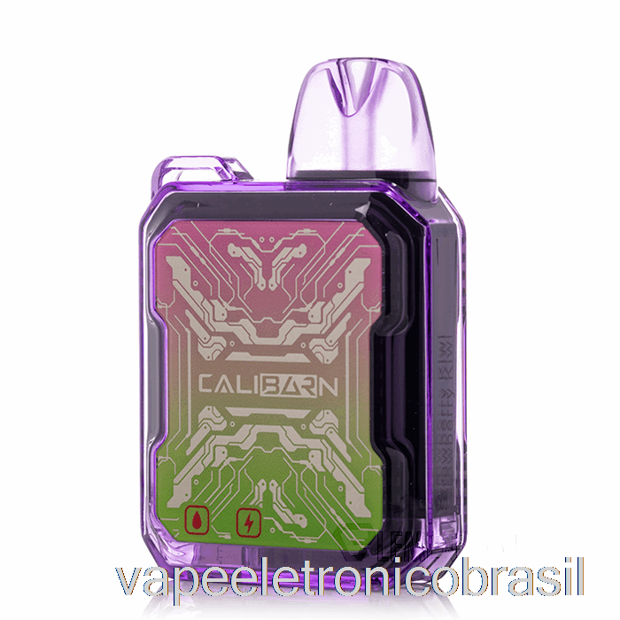 Vape Eletrônico Uwell Caliburn Bar B6000 Descartável Morango Kiwi